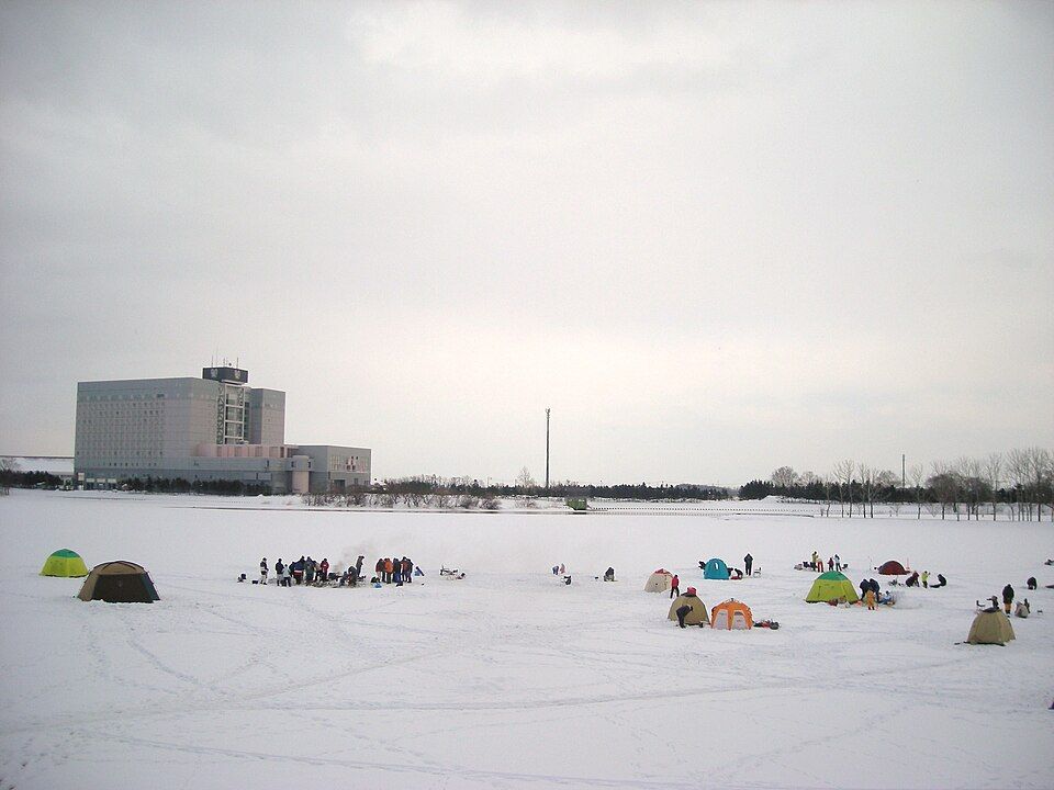 wakasagi fishing on Barato river